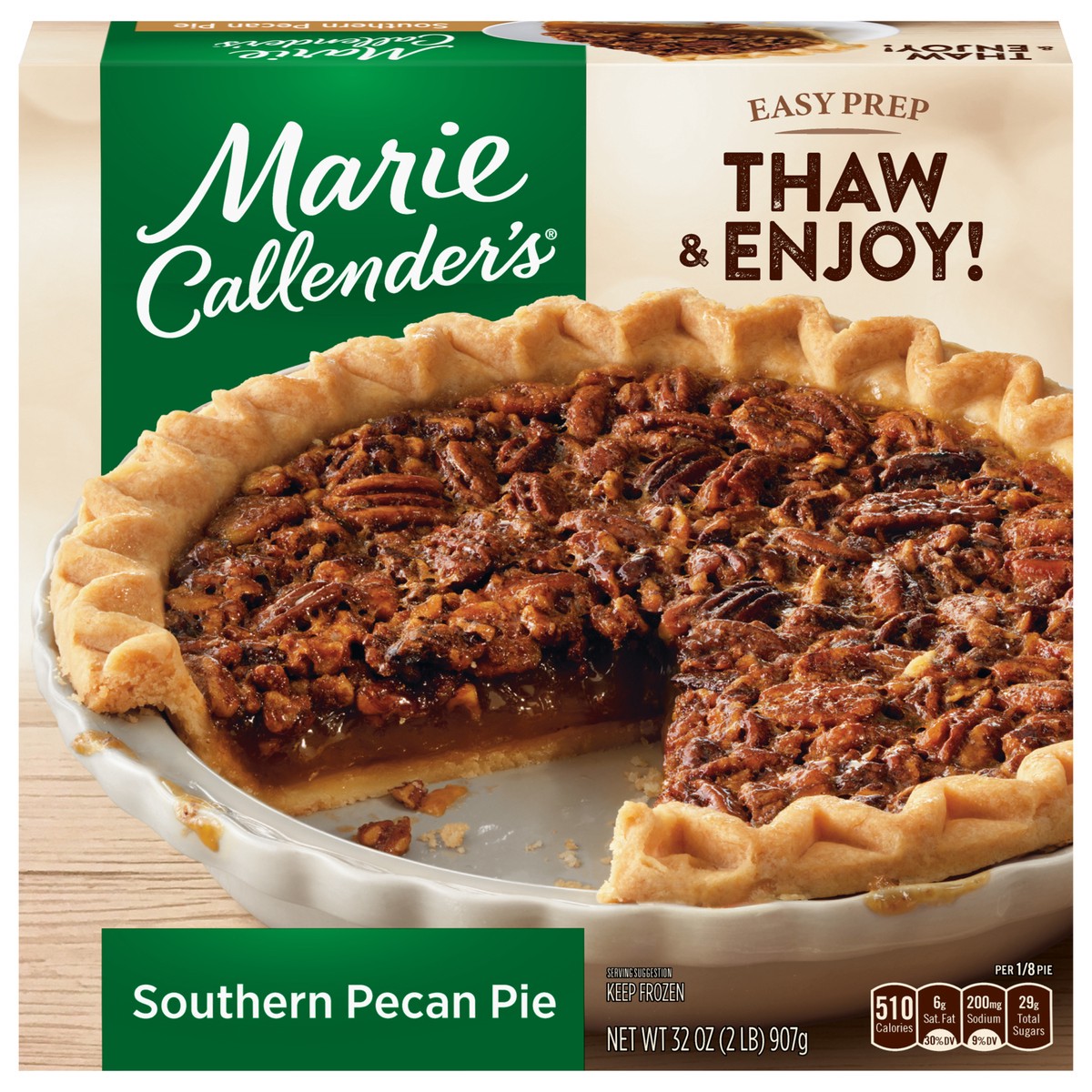 slide 1 of 5, Marie Callender's Frozen Southern Pecan Pie - 32oz, 32 oz
