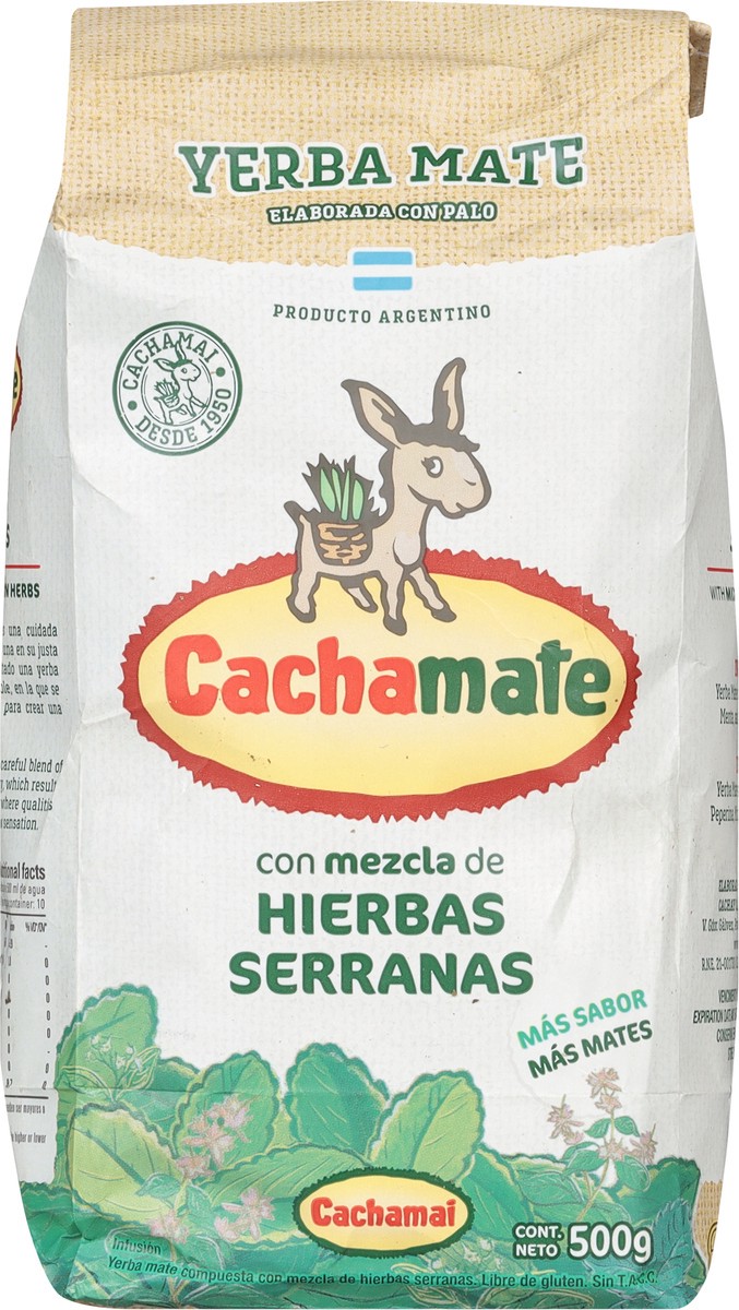 slide 11 of 13, Cachamate Yerba Mate with Mix of Mountains Herbs- 17.6 oz, 17.6 oz