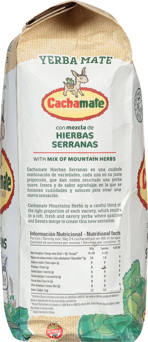 slide 12 of 13, Cachamate Yerba Mate with Mix of Mountains Herbs- 17.6 oz, 17.6 oz
