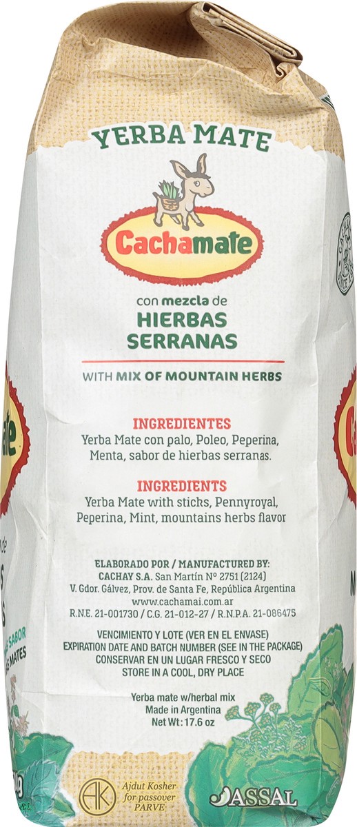 slide 7 of 13, Cachamate Yerba Mate with Mix of Mountains Herbs- 17.6 oz, 17.6 oz