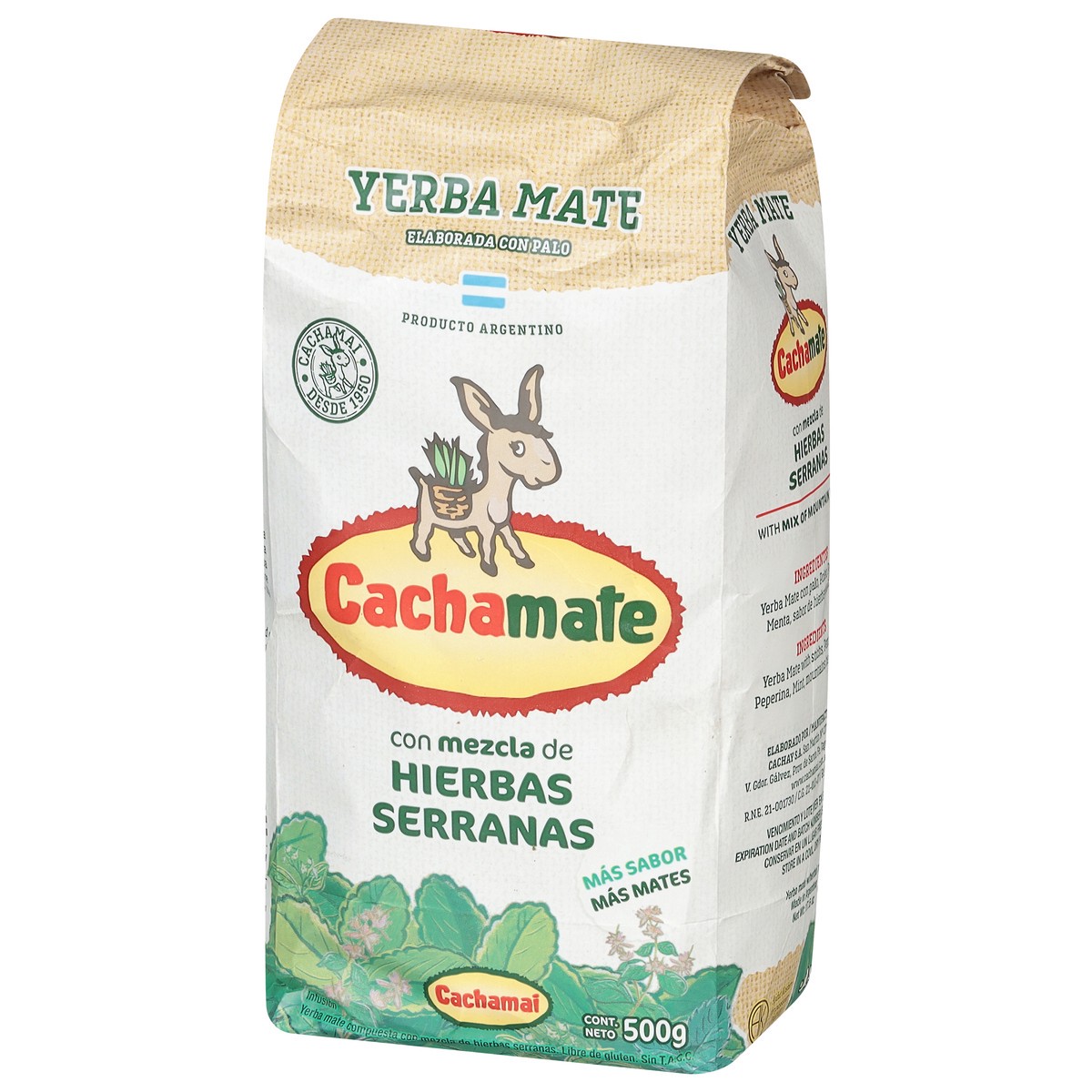 slide 2 of 13, Cachamate Yerba Mate with Mix of Mountains Herbs- 17.6 oz, 17.6 oz