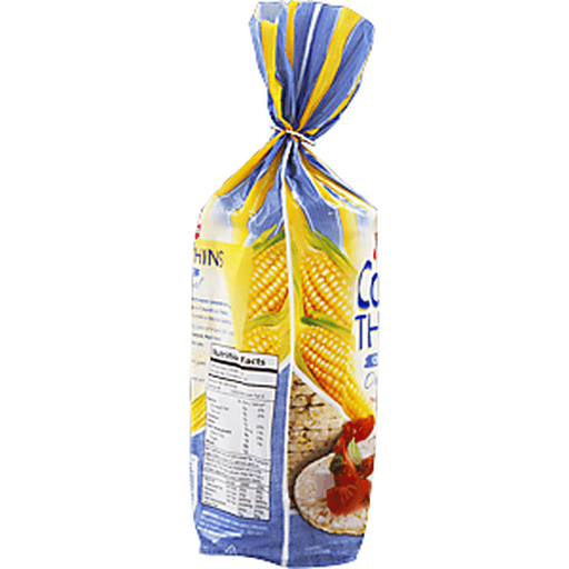 slide 5 of 8, Del Real Foods Corn Thins, 5.3 oz