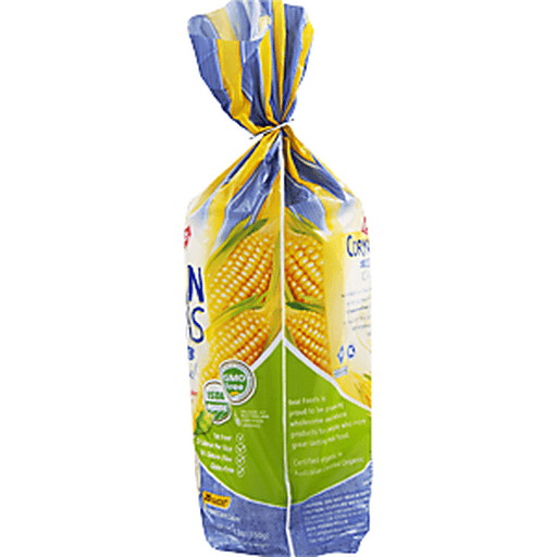 slide 6 of 8, Del Real Foods Corn Thins, 5.3 oz