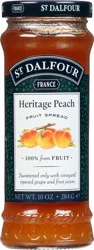 St. Dalfour Heritage Peach Fruit Spread 10 oz