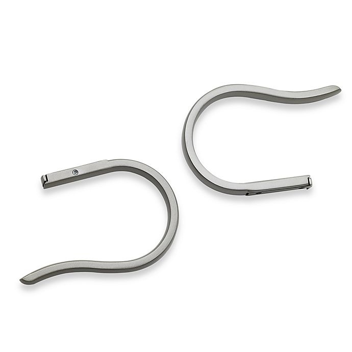 slide 1 of 1, Umbra Twilight Hold Backs - Nickel, 2 ct