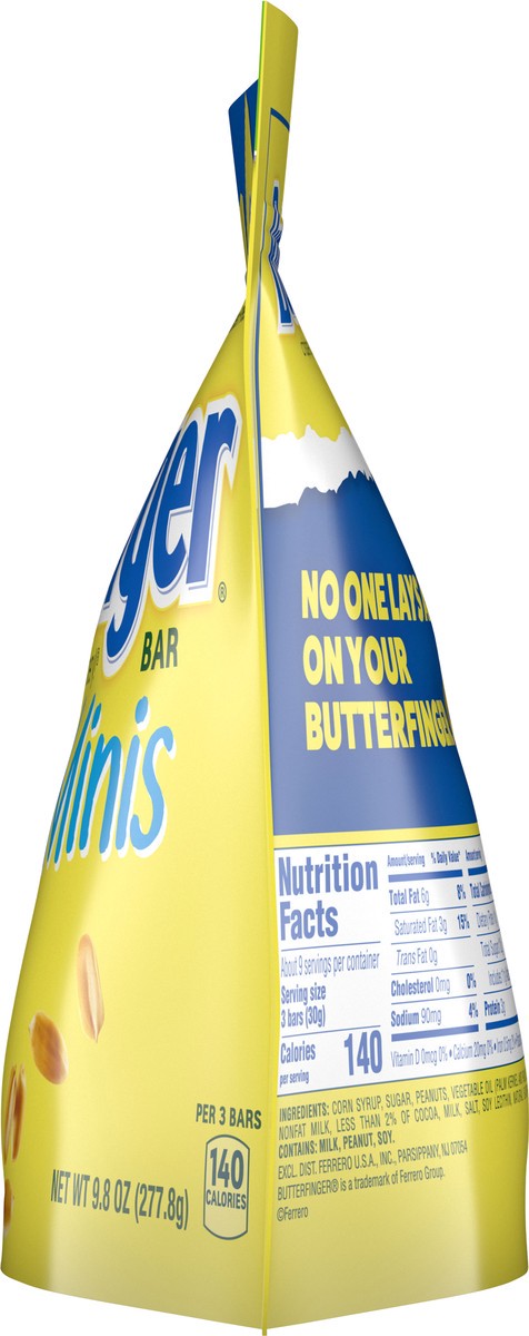 slide 9 of 12, Butterfinger Minis Bar Share Pack 9.8 oz, 9.8 oz