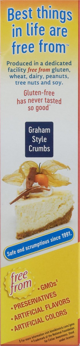 slide 8 of 13, Kinnikinnick Foods Kinnik Grahm Style Crumbs, 10.5 oz