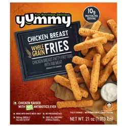 Yummy Whole Grain Chicken Breast Fries, 21 oz