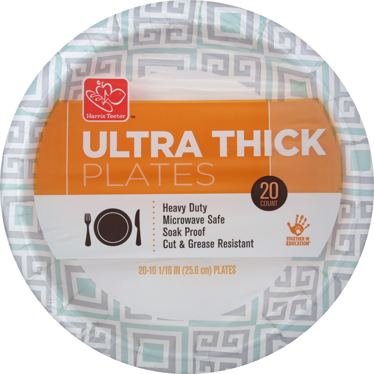 slide 4 of 7, Harris Teeter yourhome Ultra Designer Paper Plates, 20 ct