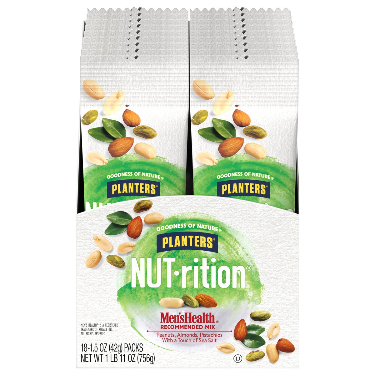 slide 5 of 11, Planters Nut-rition Men's Health Recommended Mix Pack 18 ea, 18 ct