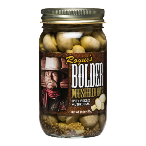 slide 1 of 1, Bolder Beans Pickled Mushrooms, 16 oz