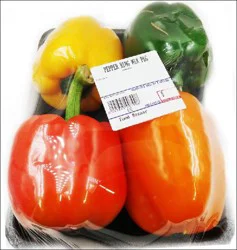 Cut Vegetables Pepper Ring Mix Package Fresh