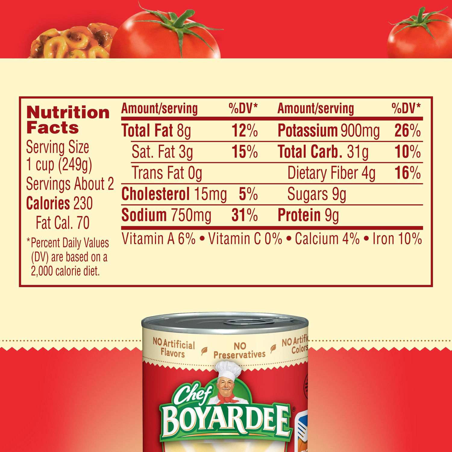 slide 5 of 5, Chef Boyardee Lasagna 15 oz, 15 oz