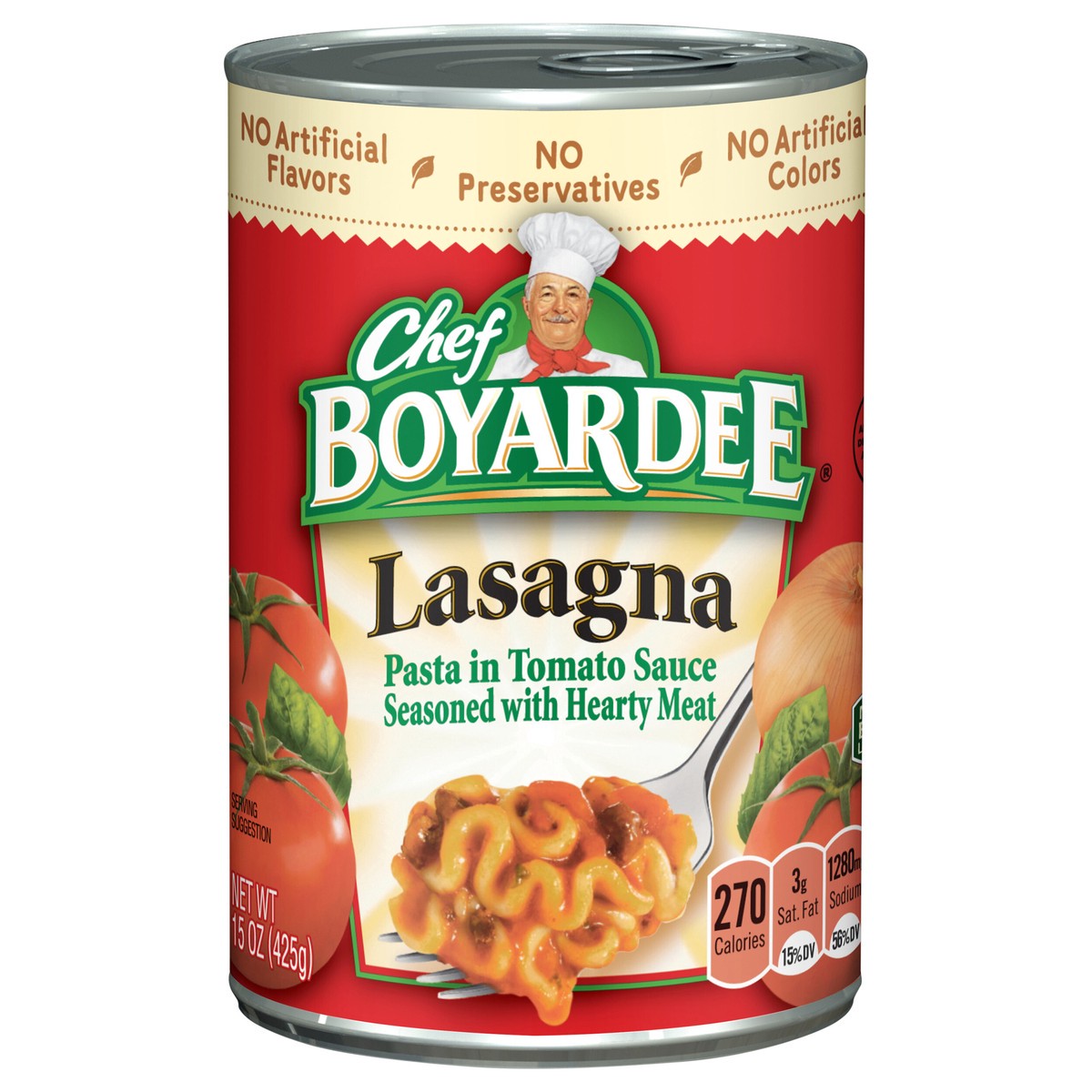 slide 1 of 5, Chef Boyardee Lasagna 15 oz, 15 oz