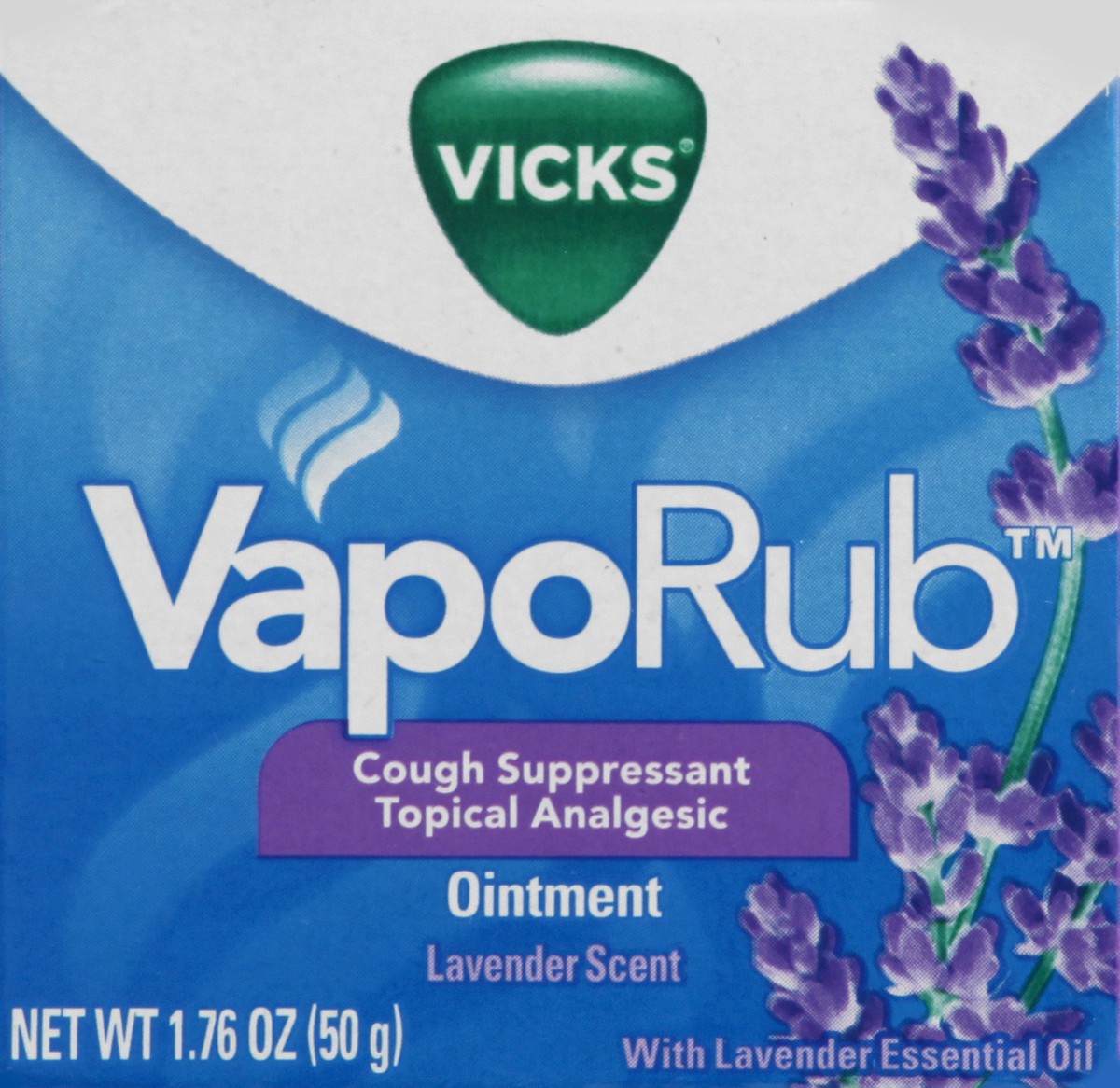 slide 12 of 12, Vicks VapoRub Lavender Scent Ointment 1.76 oz, 1.76 oz