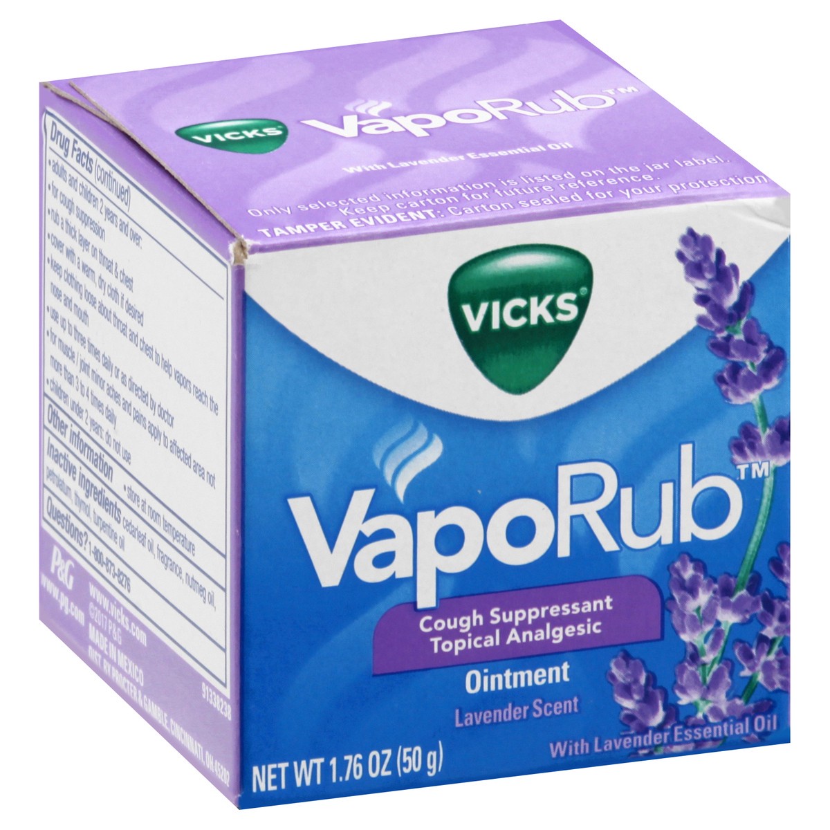 slide 7 of 12, Vicks VapoRub Lavender Scent Ointment 1.76 oz, 1.76 oz