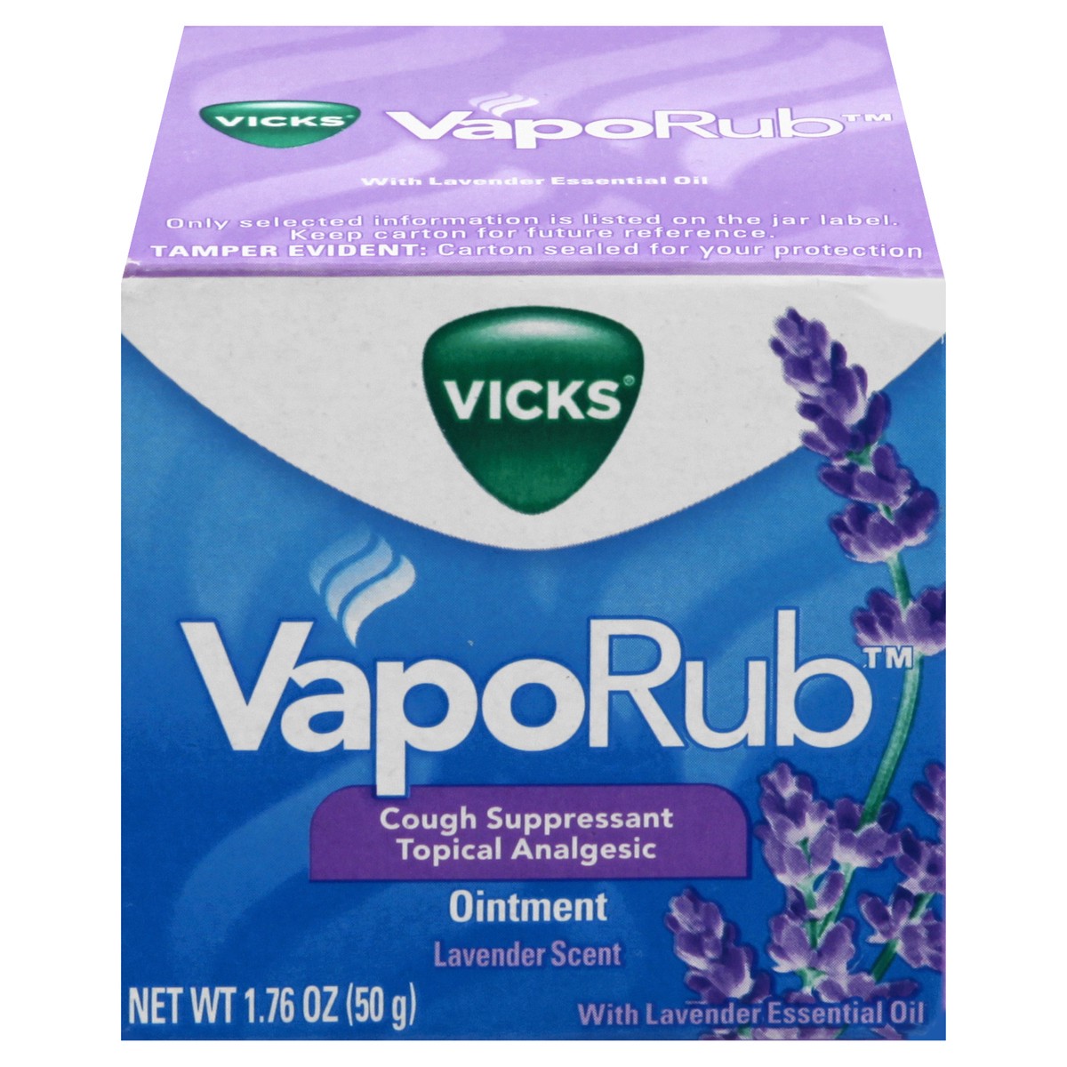 slide 1 of 12, Vicks VapoRub Lavender Scent Ointment 1.76 oz, 1.76 oz