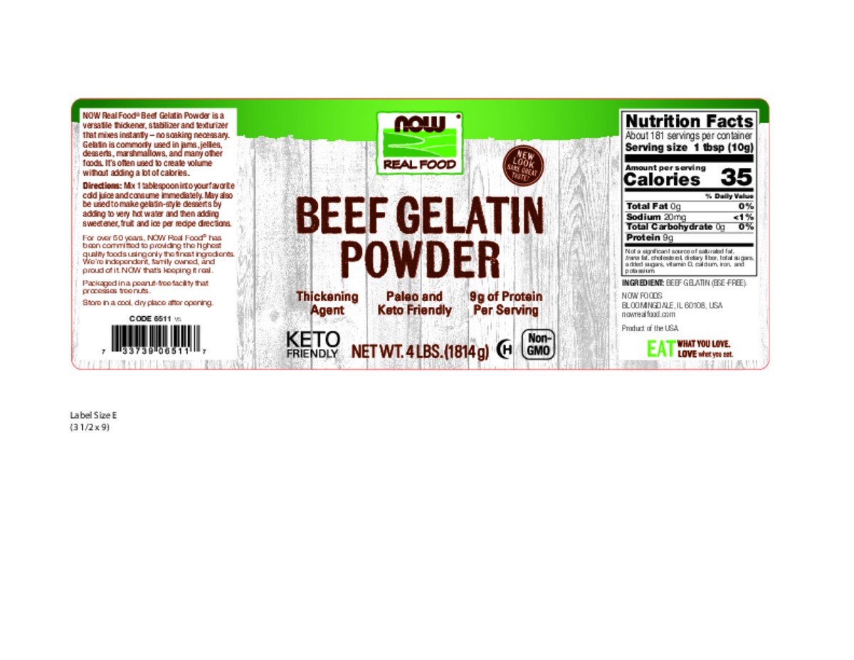 slide 8 of 10, NOW Natural Foods Beef Gelatin Powder - 4 lbs., 4 lb