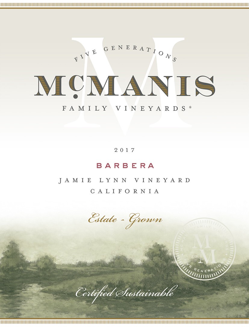 slide 4 of 5, McManis Family Vineyards McManis Barbera Red Wine - 750ml, 2017 California, 750 ml