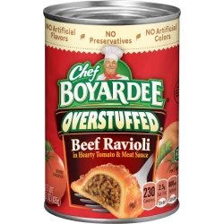 Chef Boyardee Overstuffed Beef Ravioli Case Sale