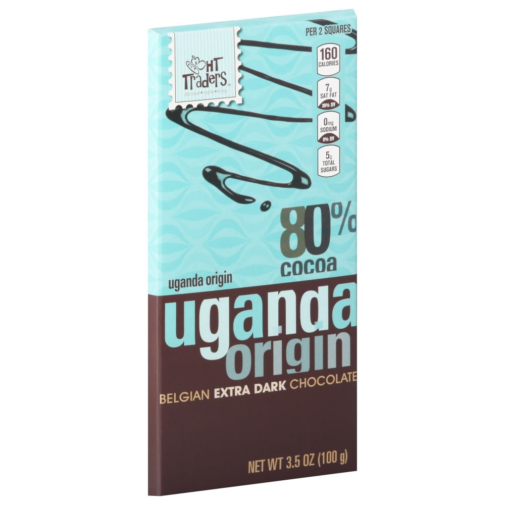 slide 1 of 2, Harris Teeter Traders Extra Dark Belgian Chocolate - 3.5 oz, 3.5 oz