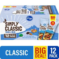 Kroger Simply Classic Trail Mix On-The-Go Packs