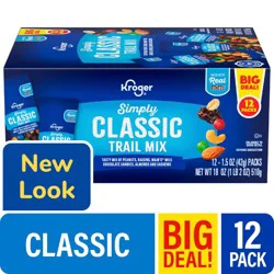 Kroger Simply Classic Trail Mix On-The-Go Packs
