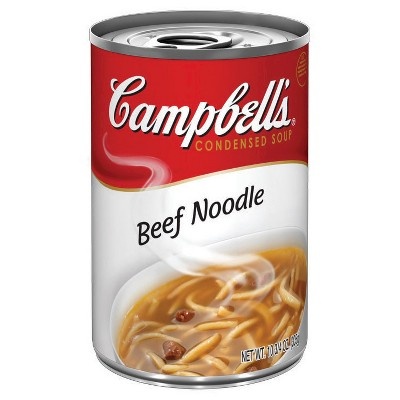 slide 1 of 1, Campbell's Condensed Beef Noodle Soup, 10.75 oz