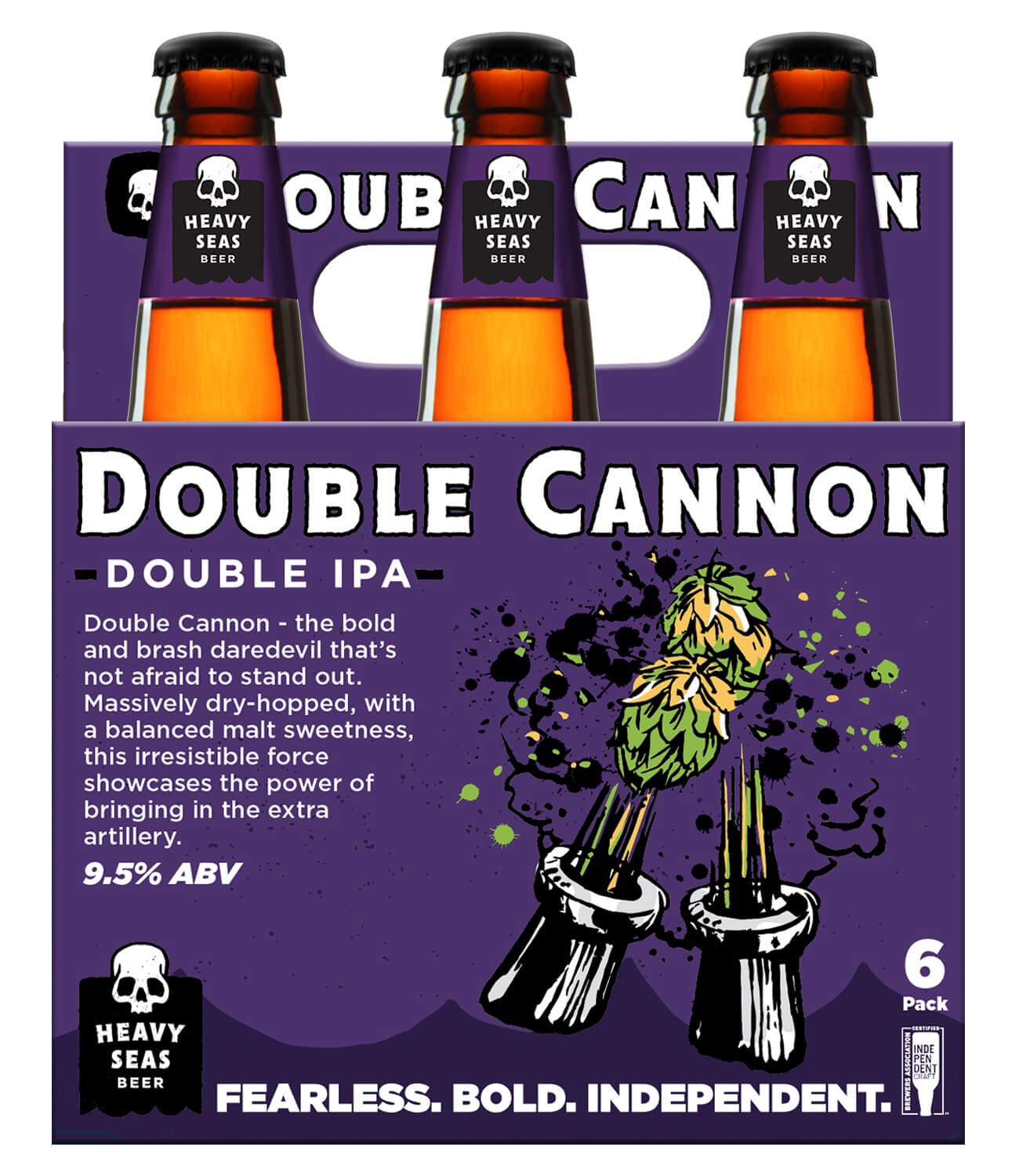 slide 1 of 1, Heavy Seas Beer Double Cannon IPA, 6 ct; 12 fl oz