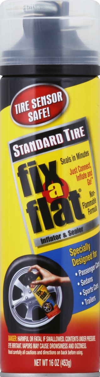 slide 2 of 3, Fix a Flat Inflator & Sealer 16 oz, 16 oz