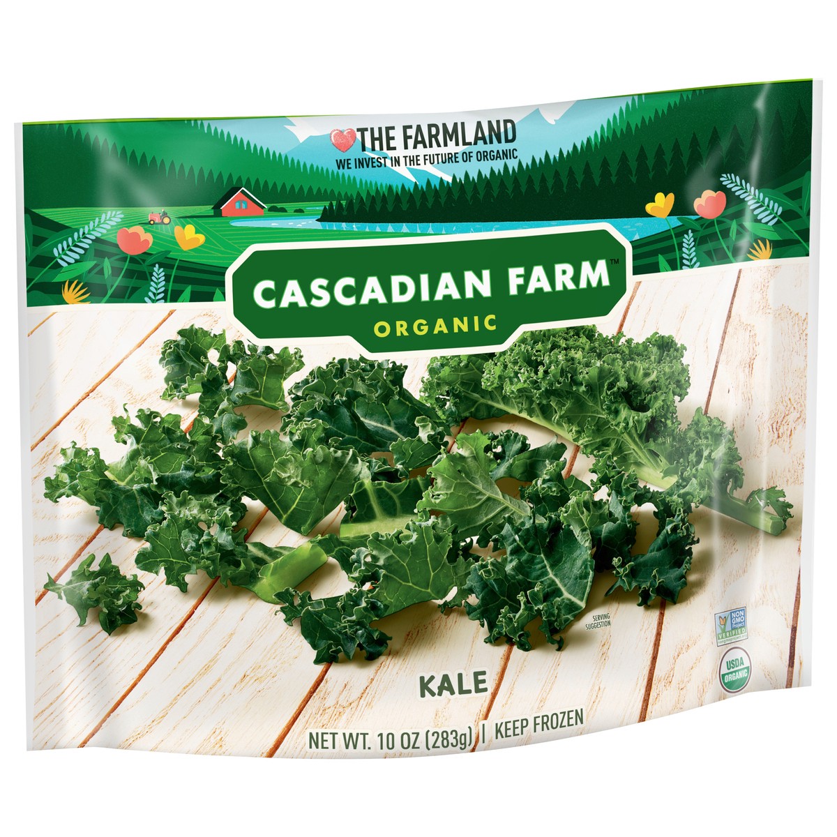 slide 2 of 9, Cascadian Farm Organic Kale, 10 oz