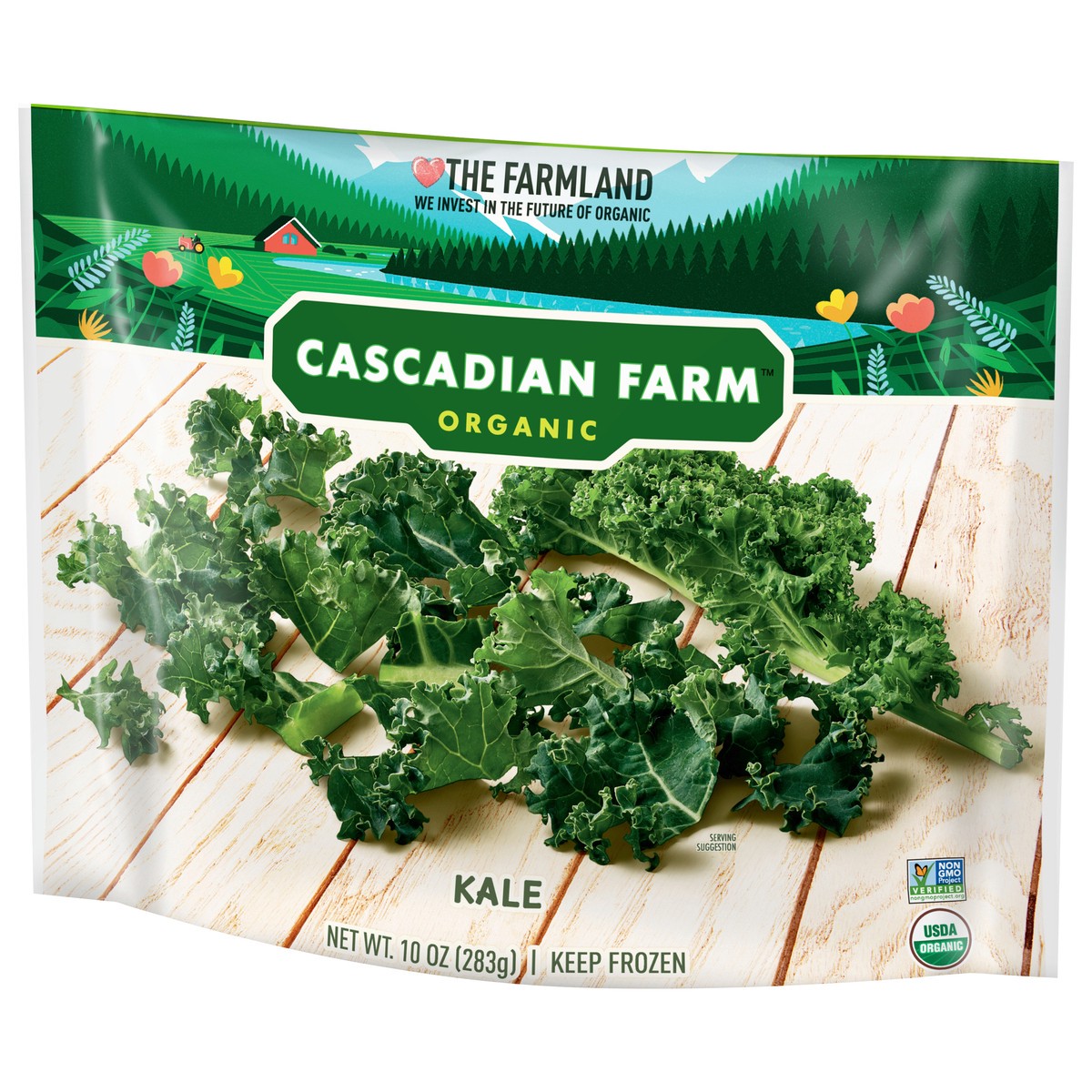slide 3 of 9, Cascadian Farm Organic Kale, 10 oz