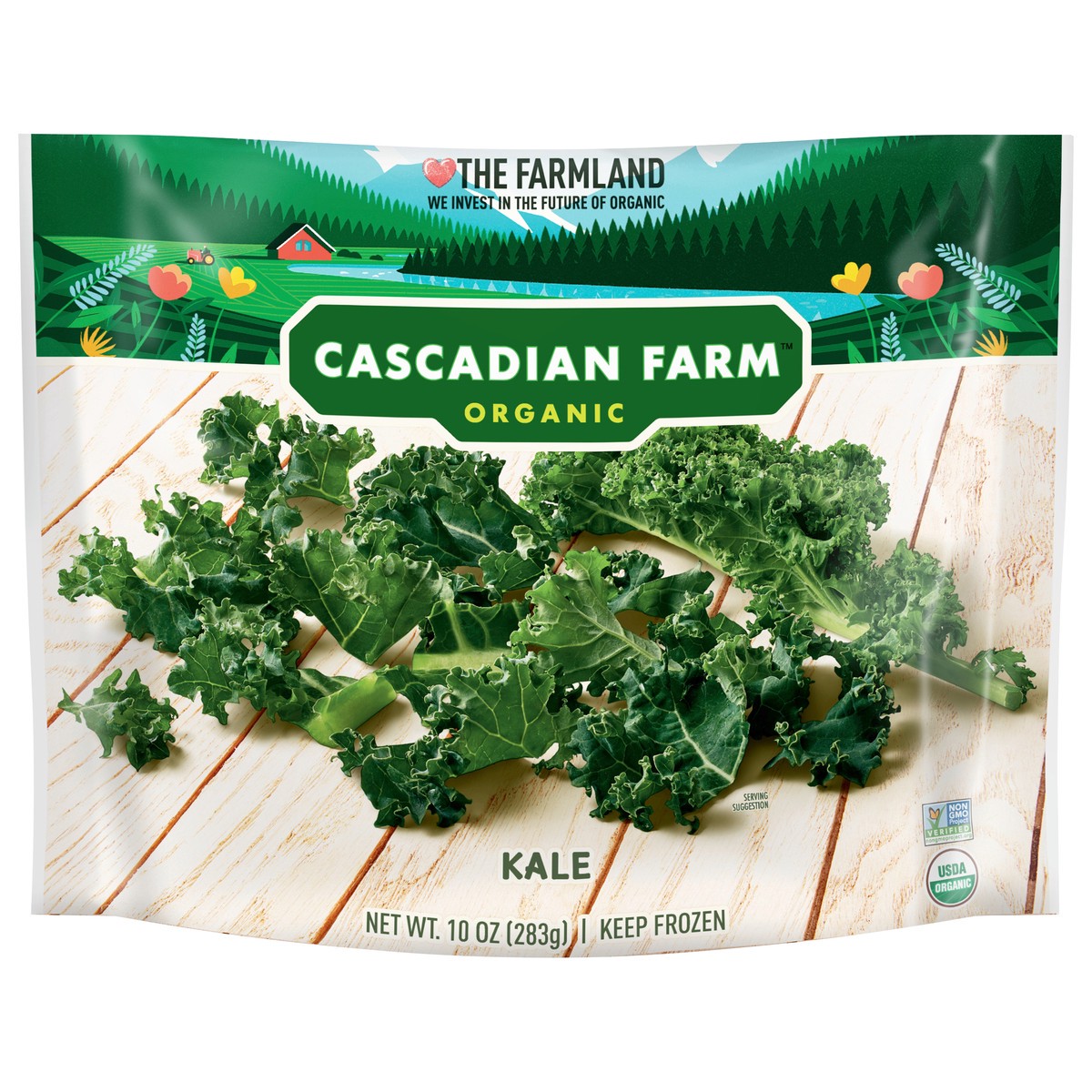 slide 1 of 9, Cascadian Farm Organic Kale, 10 oz