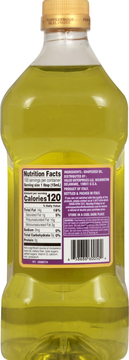 slide 7 of 9, Ottavio Grapeseed Oil - 51 oz, 51 oz