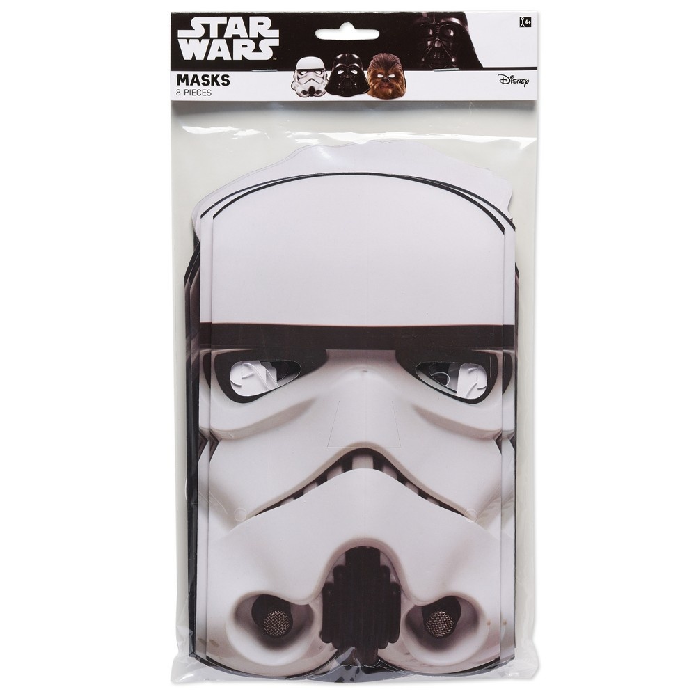 slide 2 of 2, American Greetings Star Wars 7 Mask, 8 ct