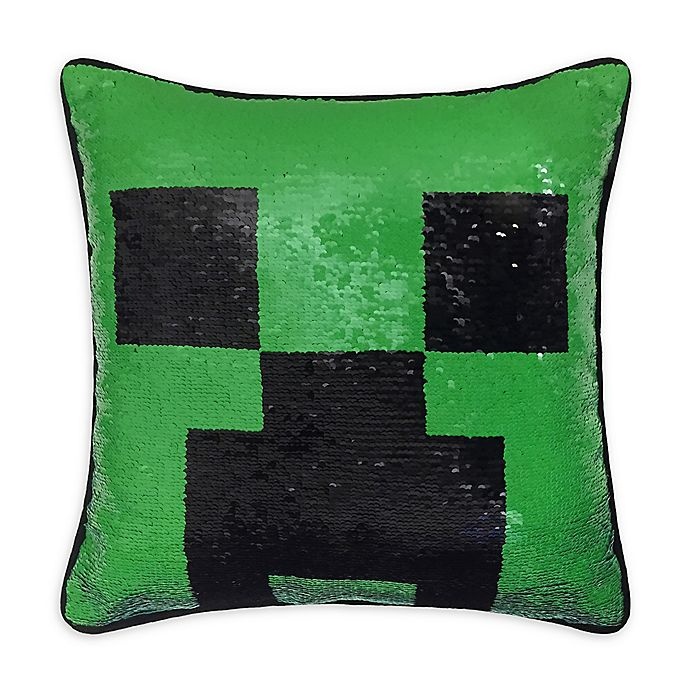 slide 1 of 2, Minecraft Square Throw Pillow, 1 ct