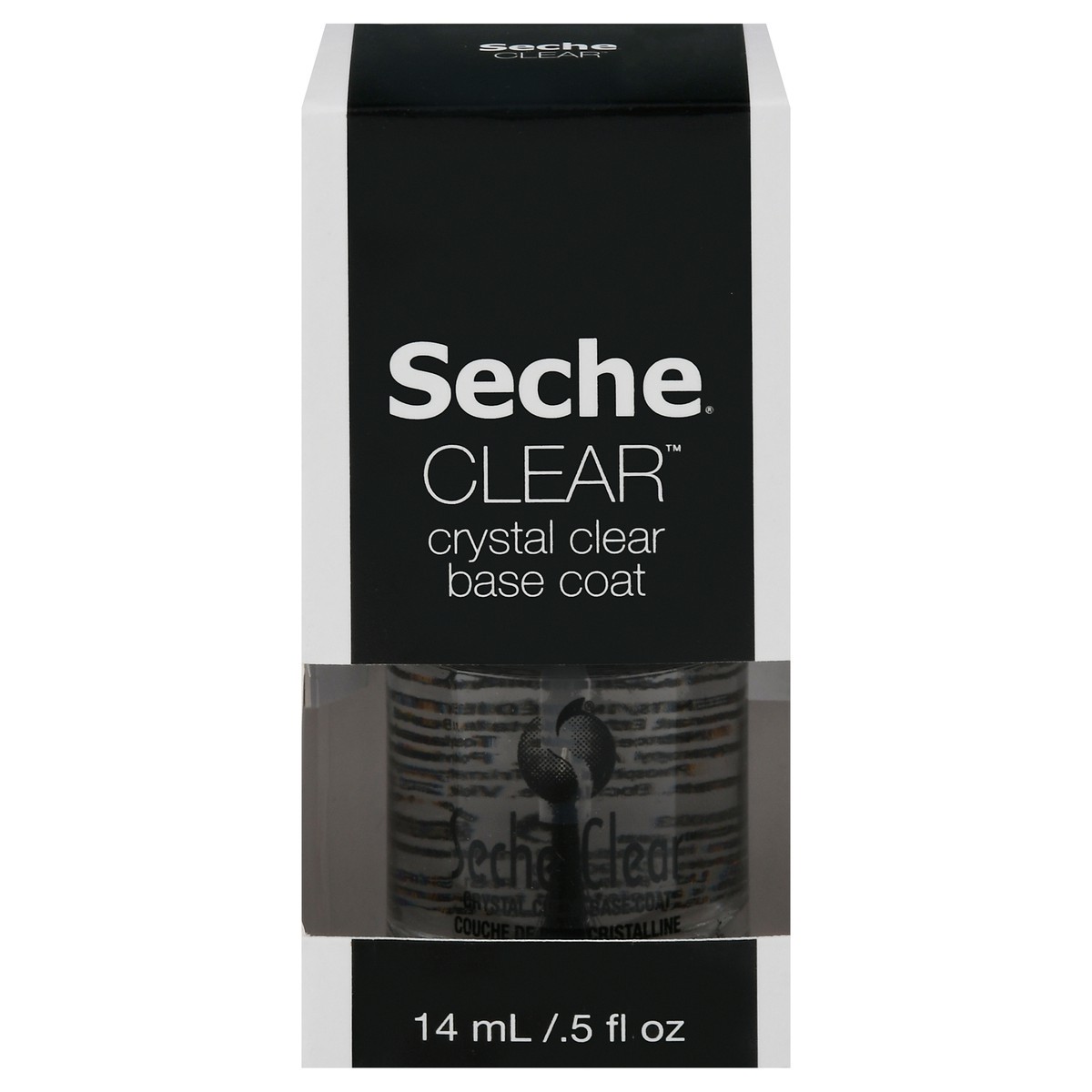 slide 1 of 9, Seche Crystal Clear Base Coat 0.5 fl oz, 0.5 fl oz