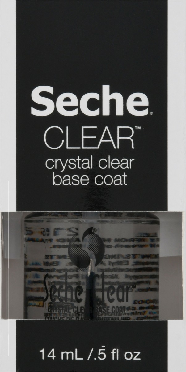 slide 8 of 9, Seche Crystal Clear Base Coat 0.5 fl oz, 0.5 fl oz