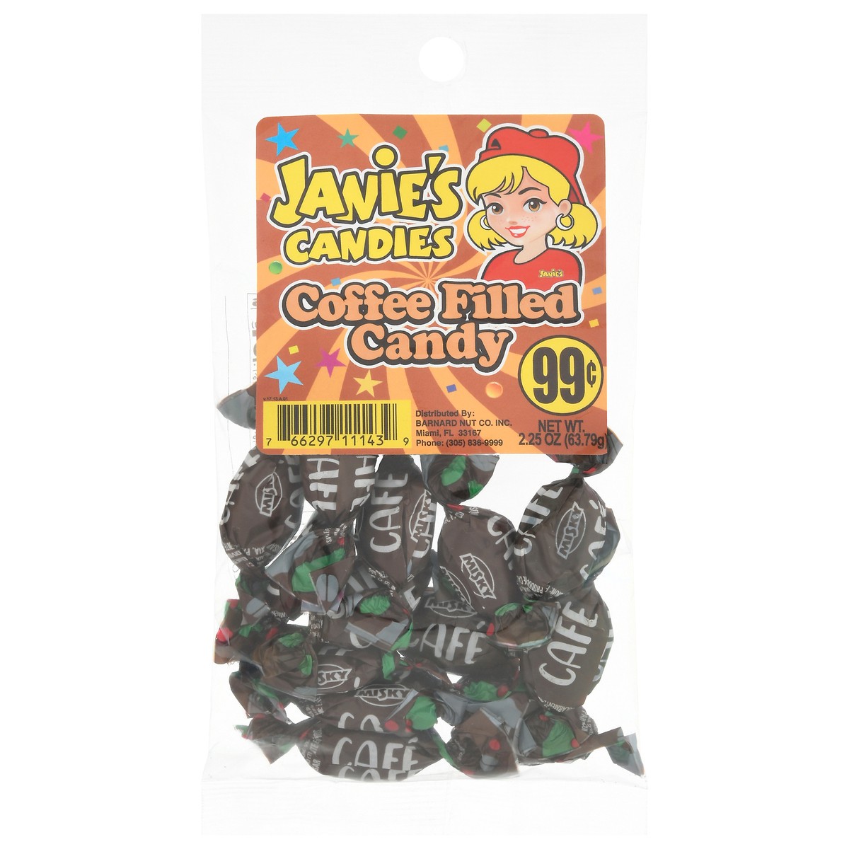 slide 4 of 13, Janie's Candies Coffee Filled Candy 2.25 oz, 2.25 oz