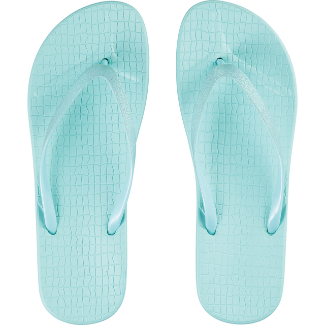 slide 1 of 1, NON BRAND Ladies Pvc Sandal W/Glitter Strap, 1 ct