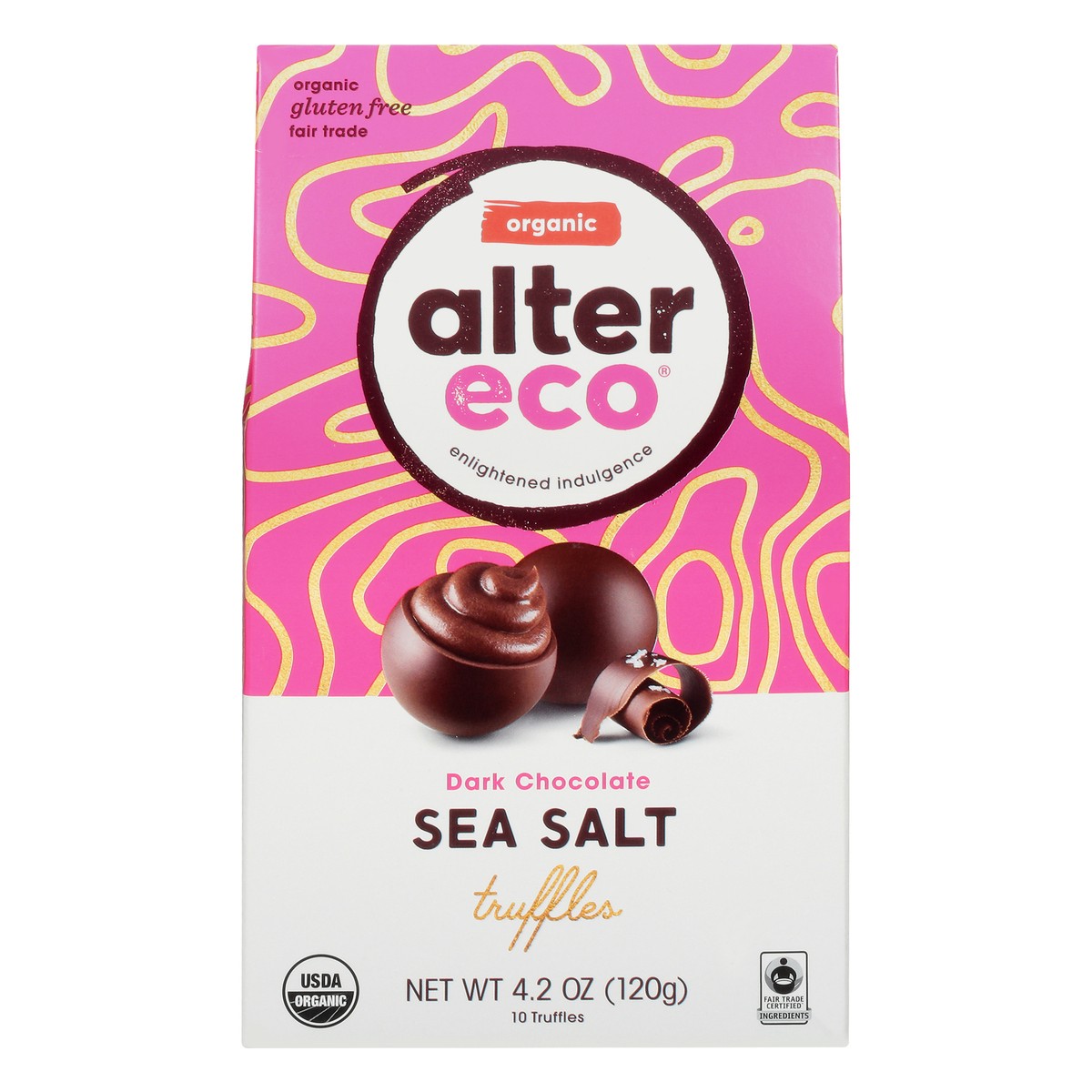 slide 1 of 12, Alter Eco Choc Truffle Sea Salt 4.2 Oz, 4.2 oz