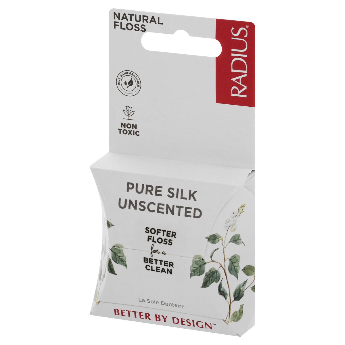 slide 5 of 9, Radius Pure Silk Natural Unscented Floss 1 ea, 1 ct
