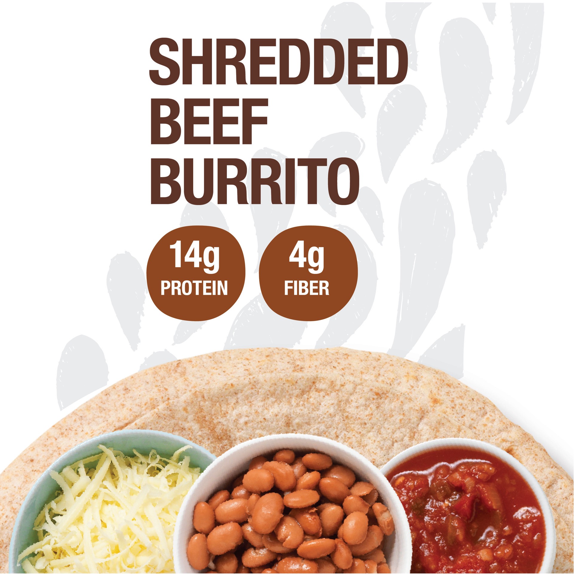 slide 3 of 5, EVOL Shredded Beef Burrito, 6 oz