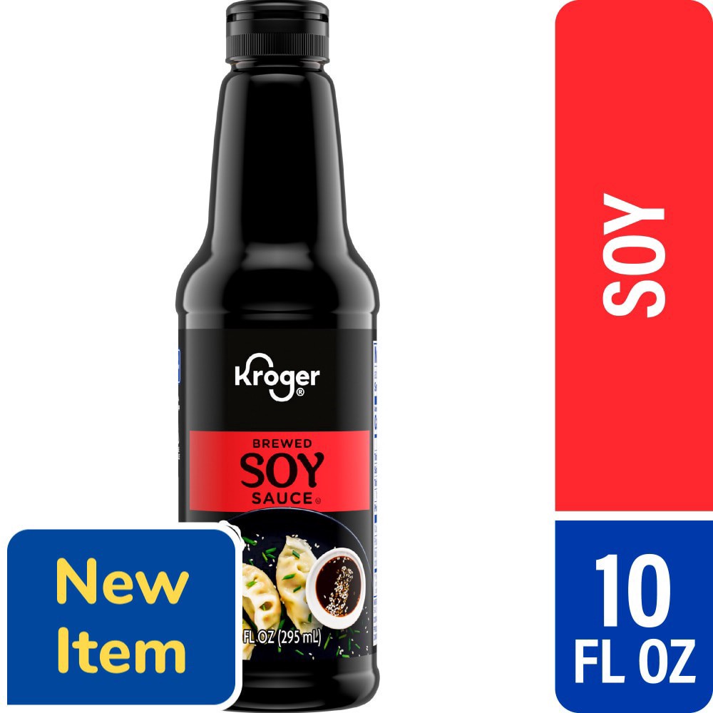slide 1 of 3, Kroger® Brewed Soy Sauce, 10 fl oz