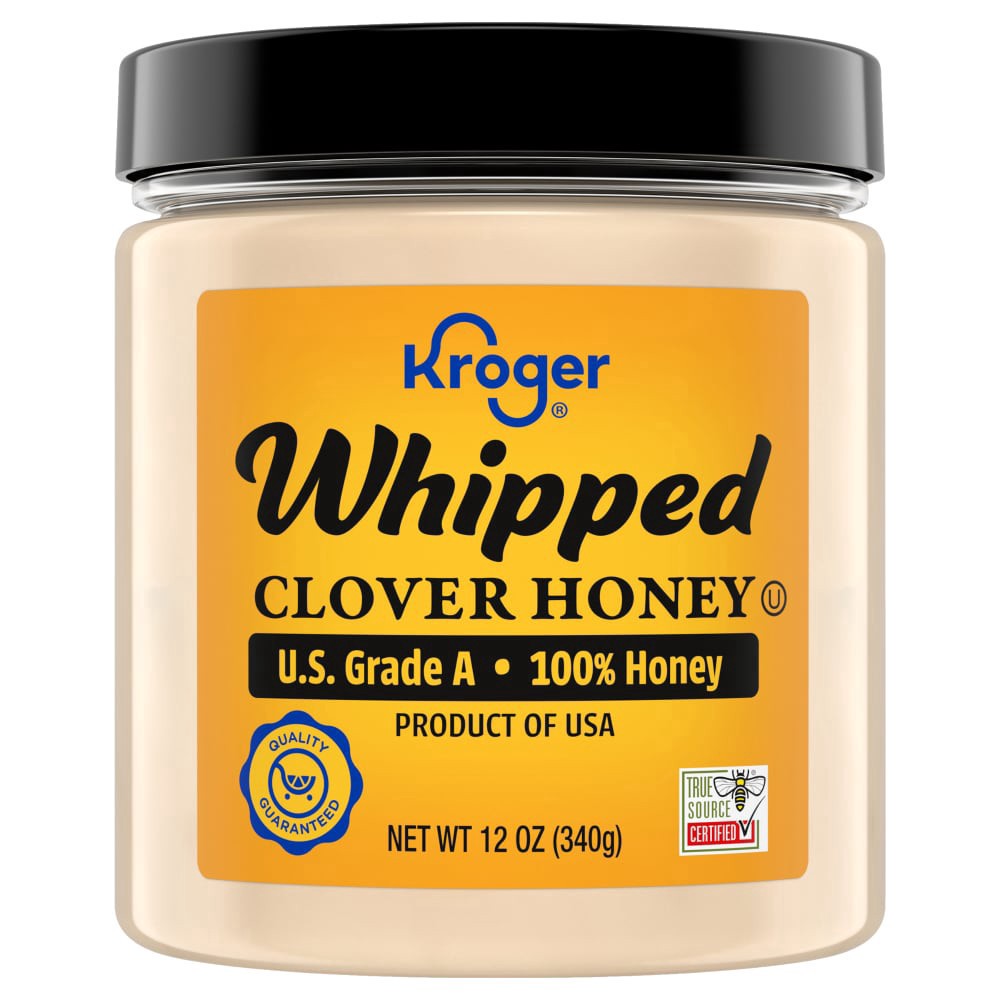slide 3 of 3, Kroger® Whipped Clover Honey, 12 oz