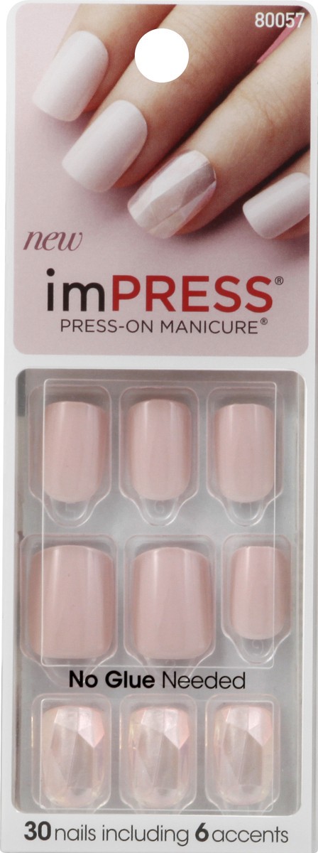 slide 2 of 12, imPRESS BIPA310 Curious Mind Press-On Manicure 1 ea, 1 ct