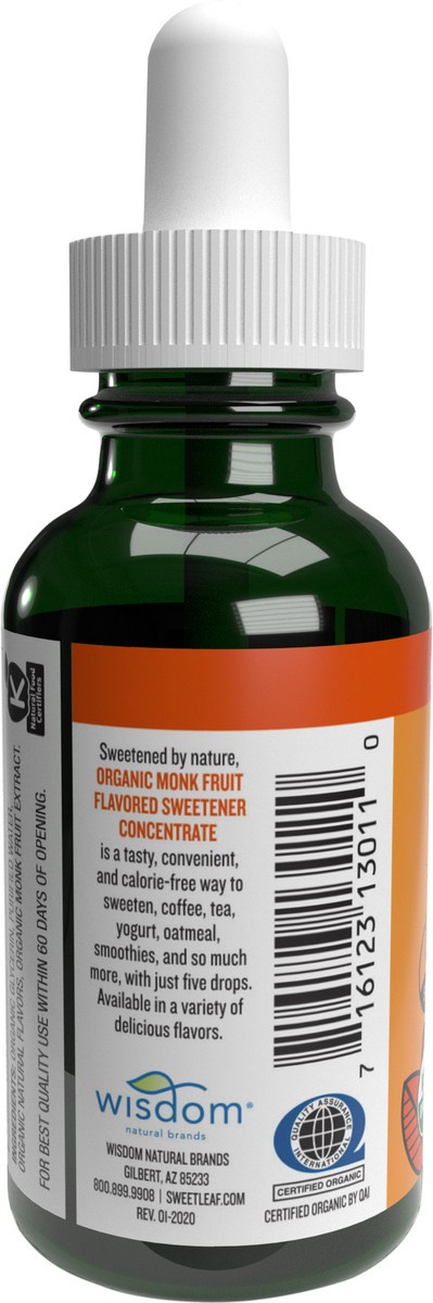 slide 4 of 5, SweetLeaf Organic Monk Fruit Concentrate Almond Amaretto Organic Sweetener 2 fl oz, 2 fl oz
