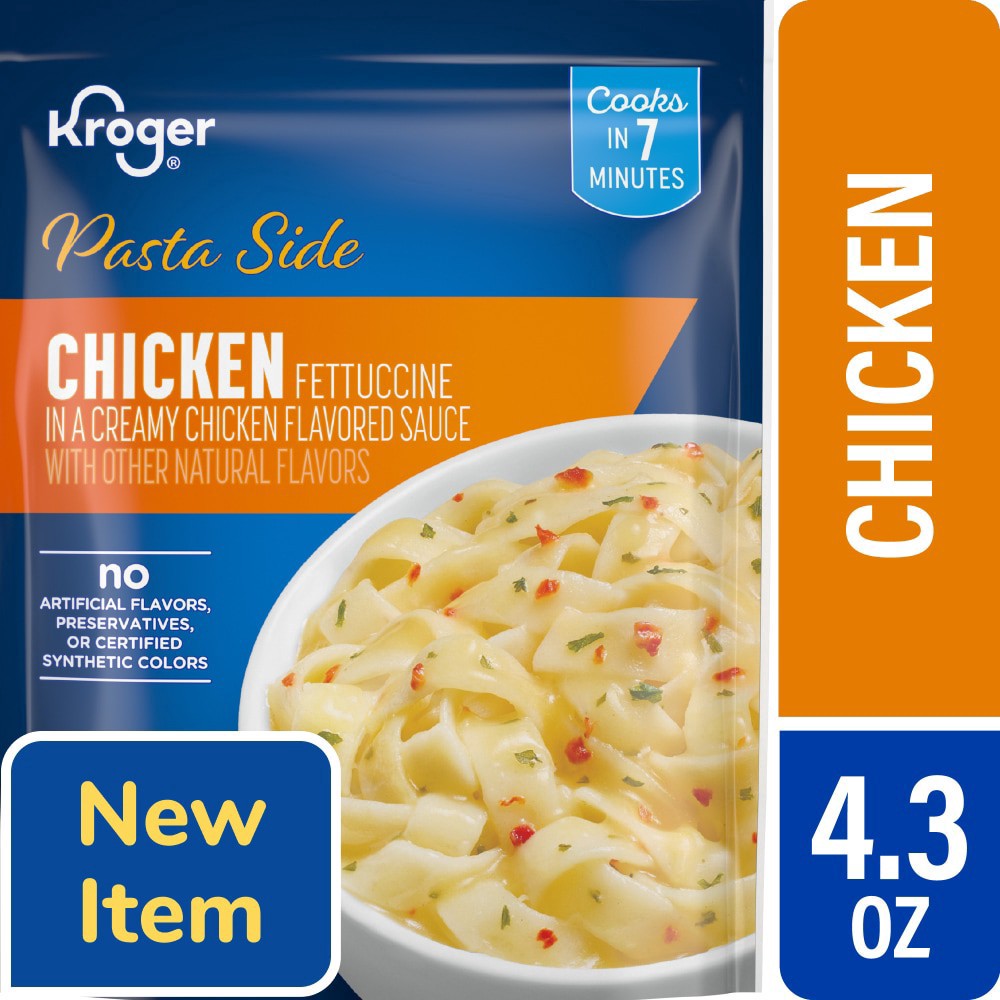 slide 1 of 2, Kroger® Pasta Side Chicken Fettuccine, 4.3 oz