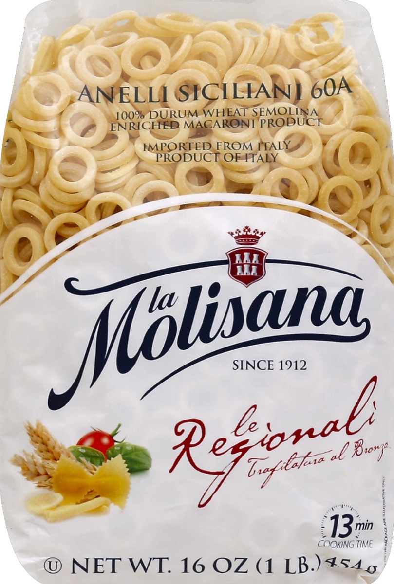 slide 4 of 5, La Molisana Anelli Sicilani Pasta, 16 oz