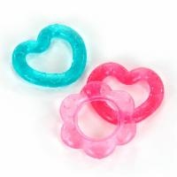 slide 1 of 1, Bright Starts Pretty In Pink Chill And Teethe Infant Teething Ring, 3 ct; 2 in